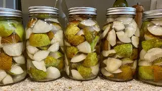 Canning Fresh PEARS | Water Bath Canning | EASY Syrup