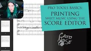 Pro Tools Basics: Printing Sheet Music From MIDI Using The Score Editor