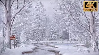 [4K] Blender Winter Scene Animation | Dibster