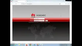 HG8245C FTTH optical network terminal (ONT) DHCP Enable Setting 