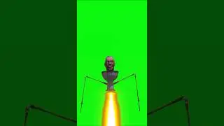 Green Screen Skibidi Strider Toilet video effects overlay #greenscreen #skibiditoilet #skibidi