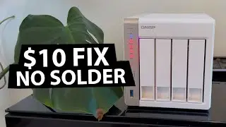 QNAP NAS Red Light Fix Instructions (No Solder Solution)