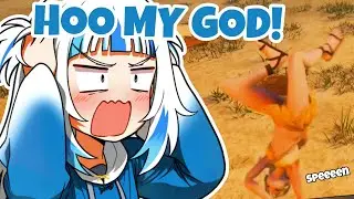Gura reacts to Palworld Emotes