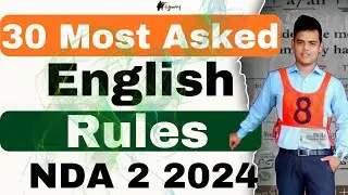 30 Most Asked English Grammar rules for NDA 2 2024 || NDA English || NDA GAT || nda journey.