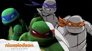 TMNT Theme Song Animatic (Seasons 1 - 4) 🐢 | TMNT | Nick Animation