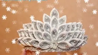 НОВОГОДНЯЯ КОРОНА, ДИАДЕМА мастер класс  CHRISTMAS CROWN, TIARA master class