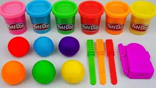 Come fare i Gelati di Pongo Play Doh con Super Pigiamini Uova SORPRESA, Impara i Colori in Italiano