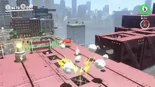 Invisible trick jump into New Donk City - Mario Odyssey