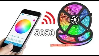 RGB 5050 Led Strip Light Remote Control By Mobile APP