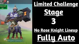 Lords mobile limited challenge tarkus past stage 3 auto|Vengeful Centaur stage 3 auto