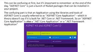 Difference between ASP.NET Core  (.NET Core) and ASP.NET Core  (.NET Framework)