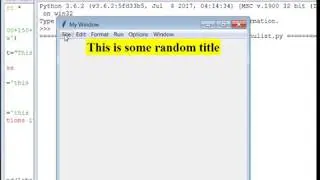 How to change a font in window in Python