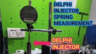 DELPHI INJECTOR SPRING MEASUREMENT ! DELPHI INJECTOR AIR GAP SETTINGS ! DELPHI INJECTOR MEASUREMENT