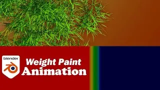 Blender 3.0 - How to animate weight paint in blender | Dynamic weight paint and Geometry nodes |