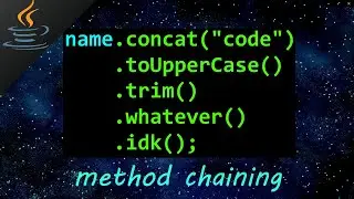 Java method chaining ⛓️