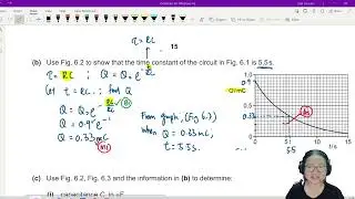 ON22 P42 Q6 Capacitor Discharge Graphs