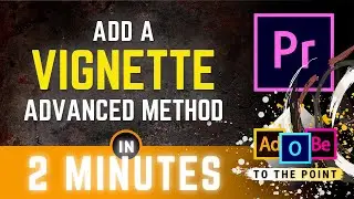 How To Add A Vignette In Premiere Pro (ADVANCED Method)