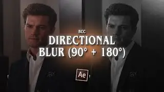 smooth bcc directional blur (90° & 180°) ; after effects