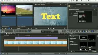 Create Killer Titles in Final Cut Pro X (webinar preview)