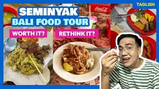 SEMINYAK BALI FOOD TOUR (Bali Vlog #5) • The Poor Traveler Indonesia