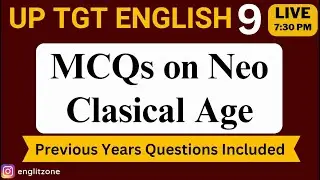 🔴 History of English Literature MCQ || MCQ on Neo Classical Age | 18th Century English Literature