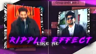 RIPPLE EFFECT LIKE AE 🤯 । AE Inspired Alight Motion tutorial । alight motion । xi editz