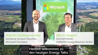 #energytalks mit Martin Wagner, Geschäftsführer der Verbund Energy4Business GmbH