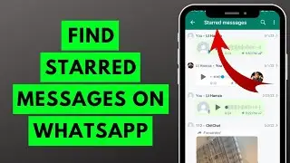 How to Find Starred Messages on WhatsApp in 2023 | WhatsApp New Update