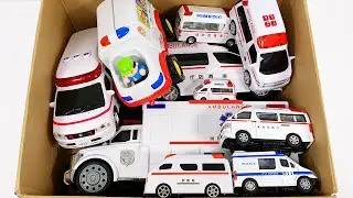 救急車のミニカー走る！緊急走行テスト。坂道走る☆Ambulance minicar runs in an emergency! Slope driving test