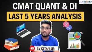 CMAT 2023 | Quant & DI Last 5 Years Analysis | CMAT Preparation Strategy.