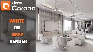 Grey & Clay render in Corona Renderer & 3ds Max