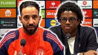 'Our goal is to WIN THE PREMIER LEAGUE' | Ruben Amorim and Tyrell Malacia | Viktoria Plzen v Man Utd