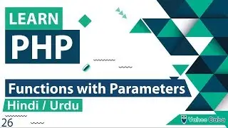 PHP Functions with Parameters Tutorial in Hindi / Urdu