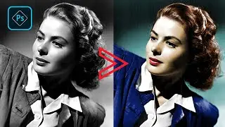 Turn Black and White Photos To Color Photos in Photoshop - Photo Editing