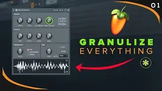 How to use Fruity Granulizer: Wave Spacing [FL Studio Tutorial] #shorts