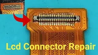 how to replace broken lcd connector|mobile display connector repair