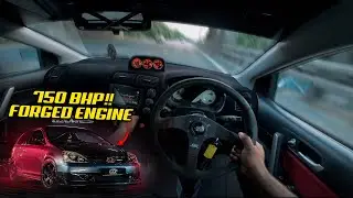 POV DRIVE IN A 500BHP BIG TURBO CIVIC TYPE R!!