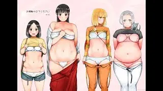 Let me touch your belly (weight gain manga) by Abunomaru chubby anime weight gain