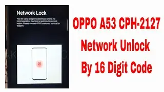 OPPO A53 CPH-2127 Network / Country Unlock By IMEI II Oppo 16 Digit Code