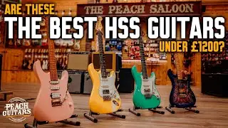 Are These The Best HSS Guitars Under £1200? Peach Saloon Shootout - HSS S Style Guitars