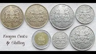 Old & Rare Kenyan Cents & Shilling Coin collection from 1966 | Kenya - Africa