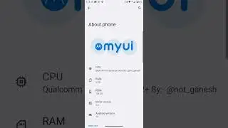 Myui 5.0 Rom Flash In Xiaomi Redmi 9T / Redmi 9 power #technical_krrish  #mobile #viral #trending