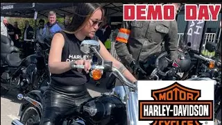 Harley Davidson Demo day! Ride any Harley Davidson you want! Which 2 motorcycles did I pick?