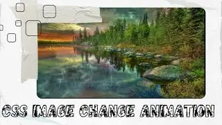 css animation image change animation | Image slider html css |