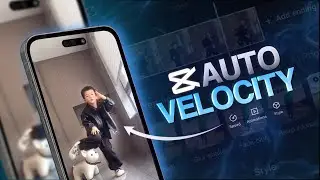 Capcut auto velocity tutorial | Smooth 🔥✨