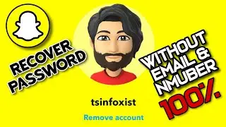 How To See your Snapchat password without email or number
