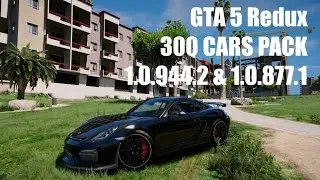 GTA 5 Redux 300 CARS PACK HOW TO INSTALL + GAMEPLAY