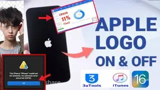 how to fix apple logo on and off 😱iphone X 🔥