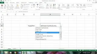 List Microsoft Excel.