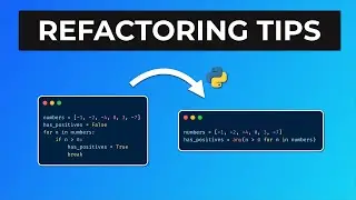 Quick Python Refactoring Tips